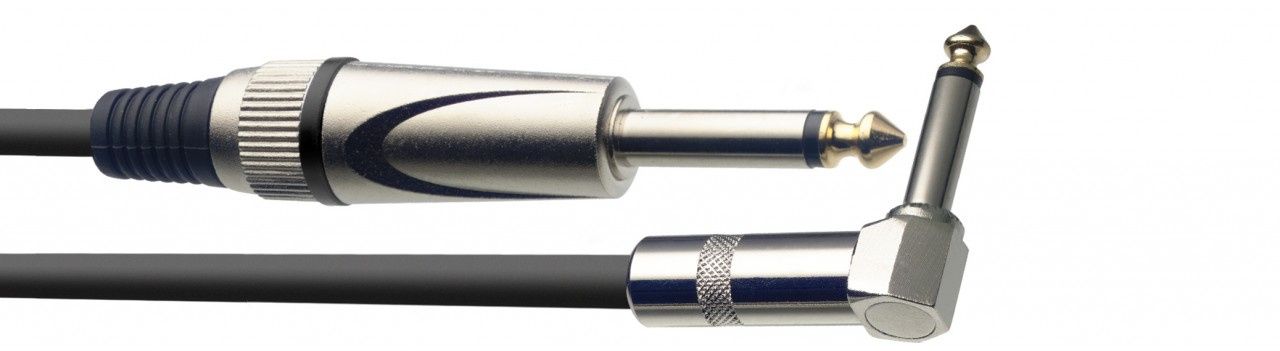 Stagg SGC10PLDL - kabel instrumentalny 10m Jack kątowy