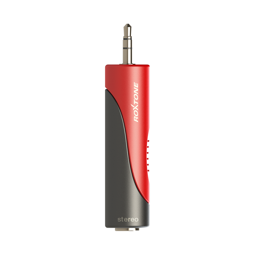 Roxtone RPAN220 - redukcja przejściówka wtyk Jack 3.5mm stereo do gniazdo Jack 6.3mm stereo