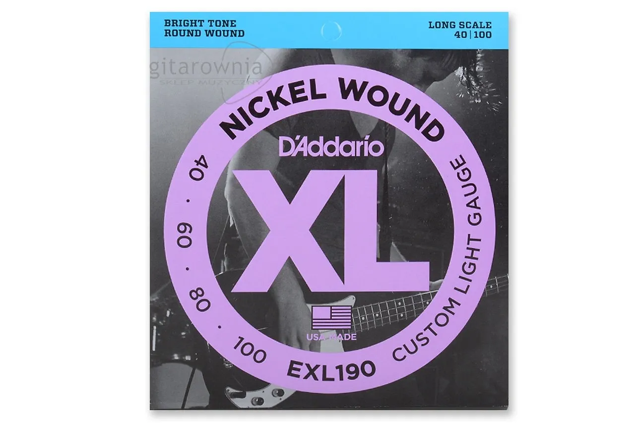 D'Addario EXL190 struny do gitary basowej
