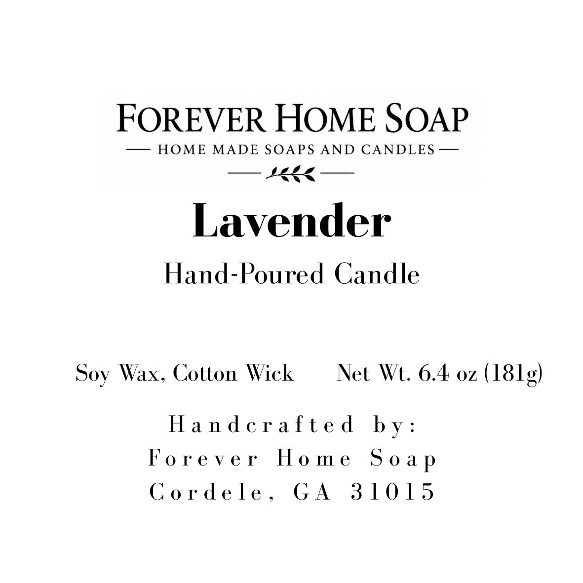 Lavender Candle