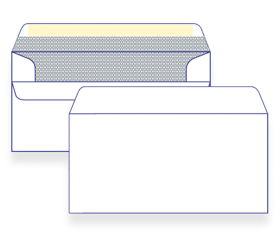 15390 - DL Plain Face Secretive Self Seal