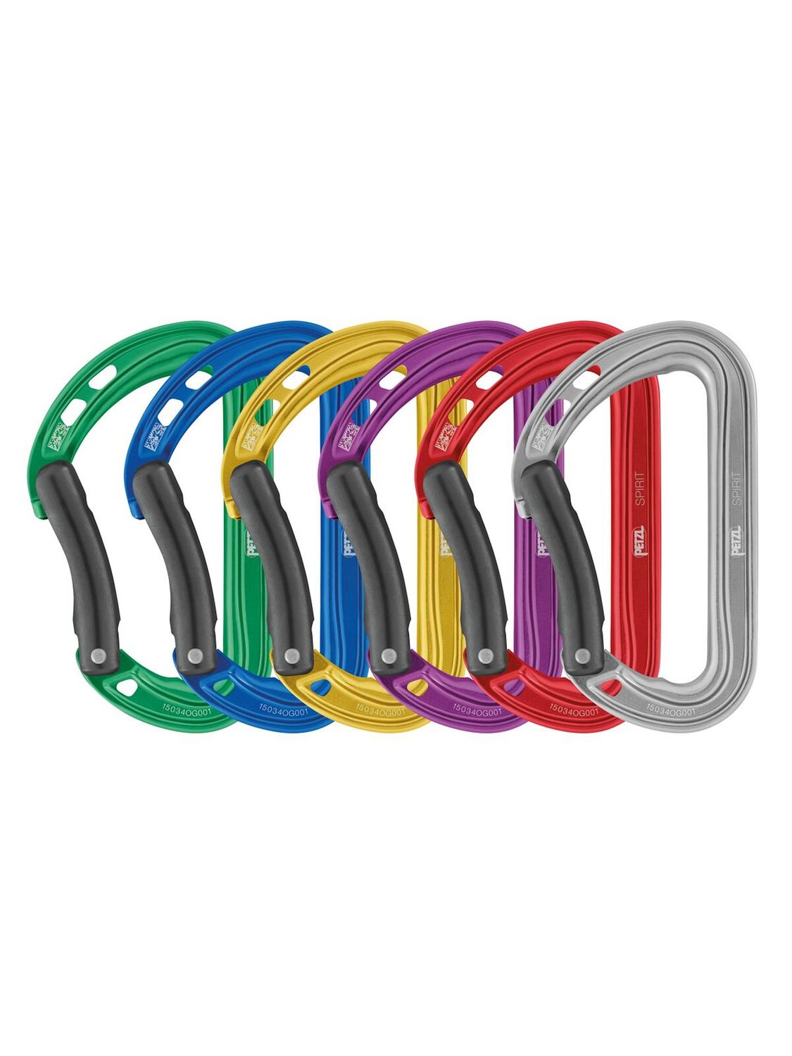 Petzl Spirit 6-Pack Bent Gate Carabiners