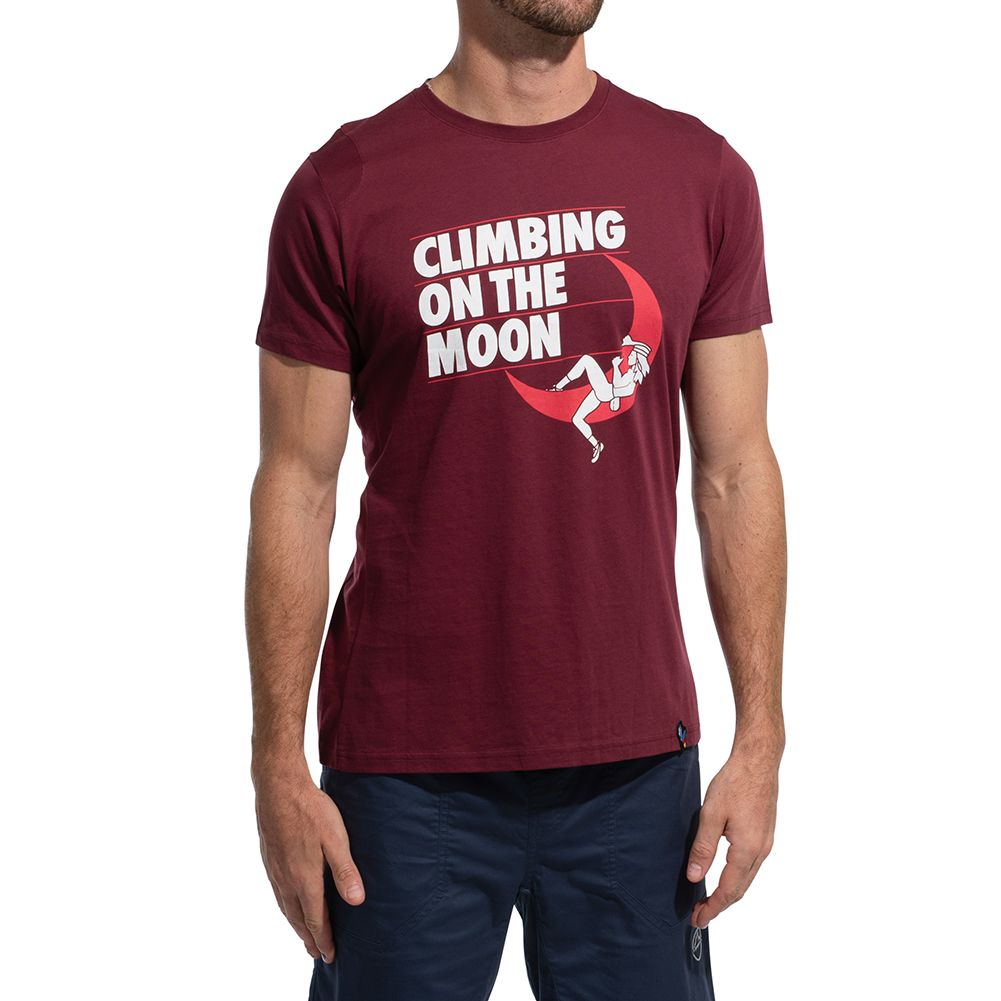 La Sportiva - Moon Rock T-Shirt, Color: Redwood, Size: Small