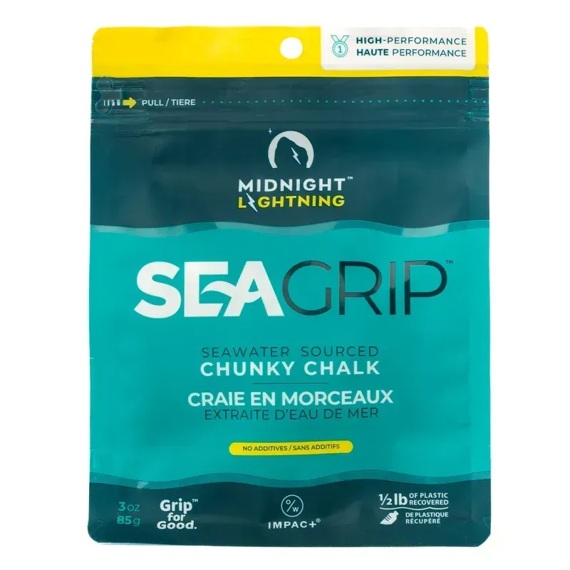 Midnight Lightning Sea Grip Chalk 85g, Type: Chunky