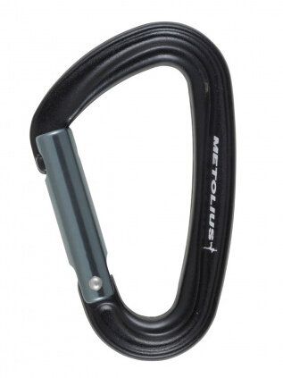 Metolius Bravo Keylock Carabiner Metolius Bravo Keylock Carabiner, Color: Black
