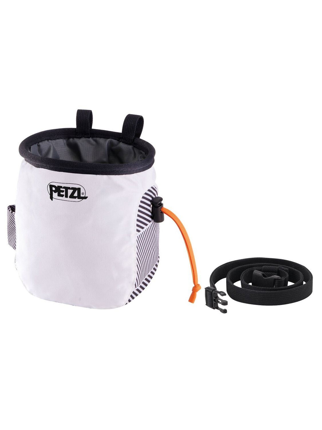 Petzl Saka Chalk Bag, Color: Chalk Stripes