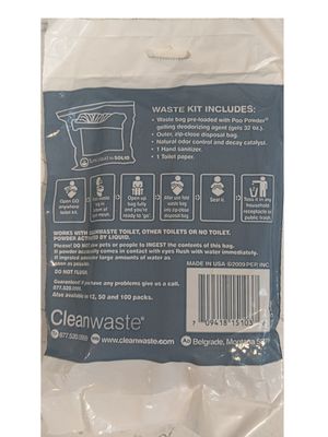 Wag Bag -- Go Anywhere Toilet Kit
