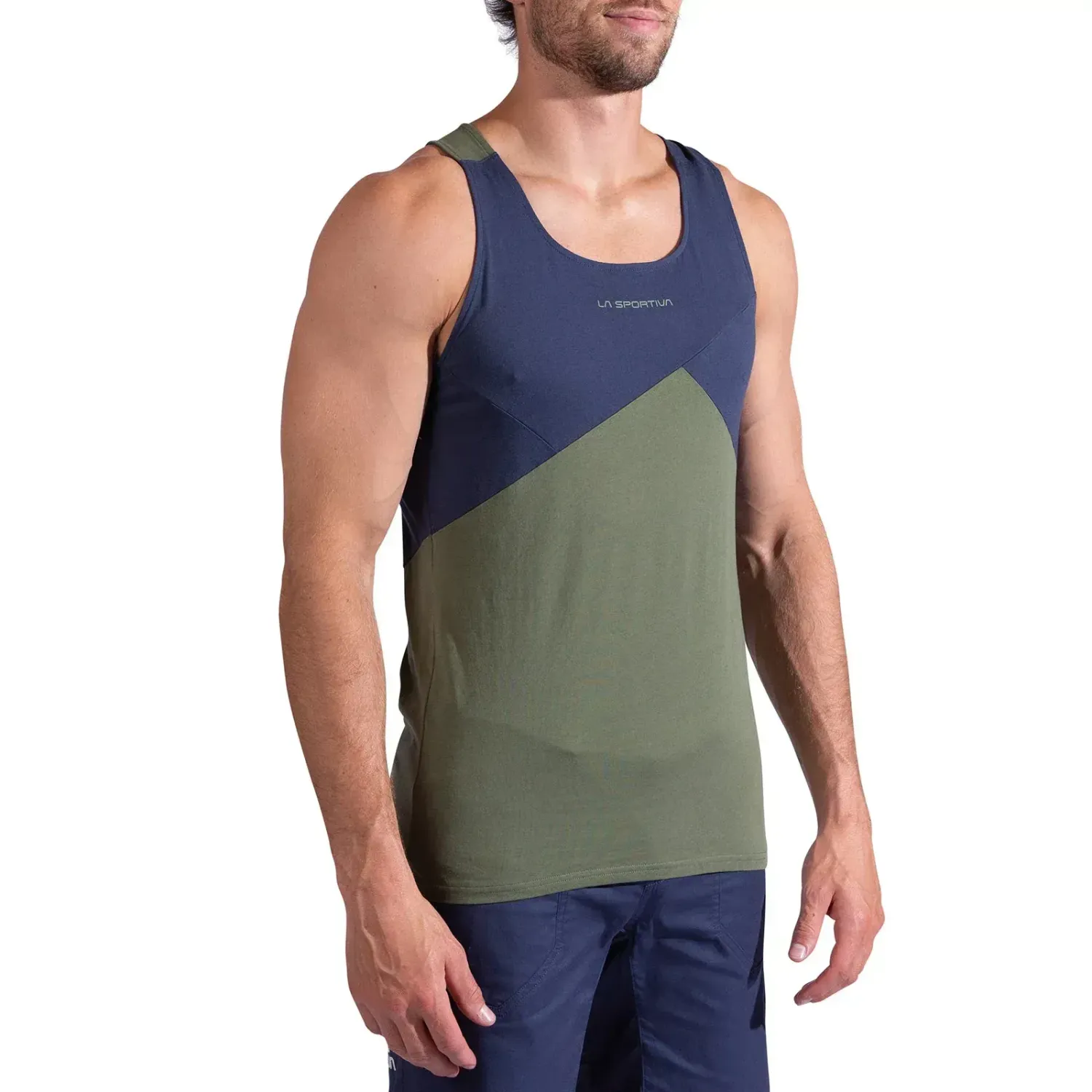 La Sportiva - Dude Tank Men's, Color: Cypress/Night Sky, Size: XS