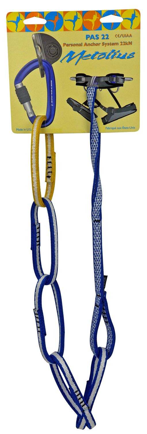 Metolius PAS 22 Personal Anchor System, Color: Black/Yellow