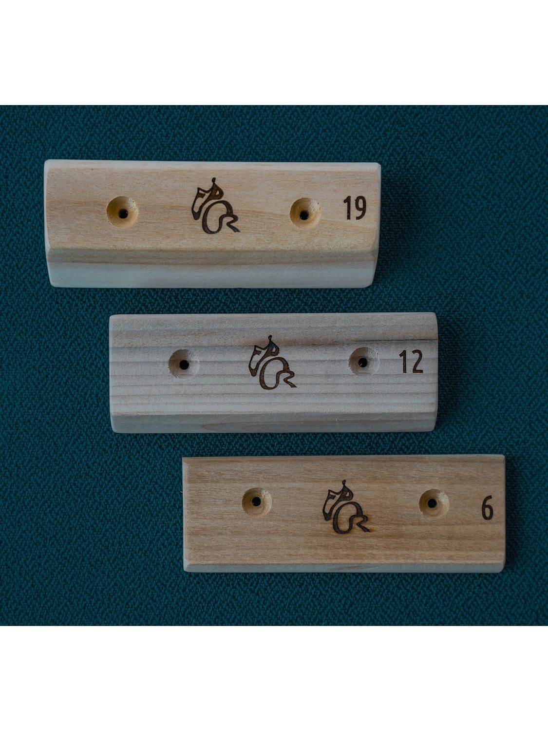 Wooden Training Edges - Poplar, Size: Pair - 12 mm