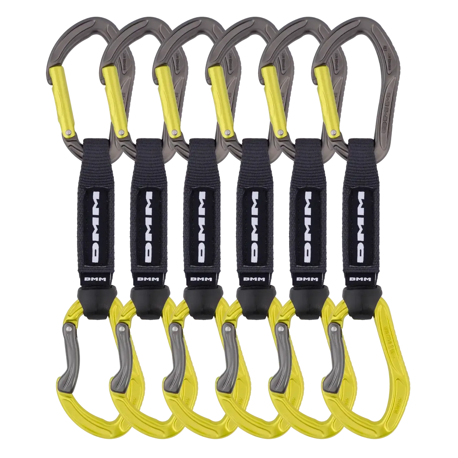 DMM Alpha Sport Quickdraw 6 Pack, Color: Lime, Size: 12cm