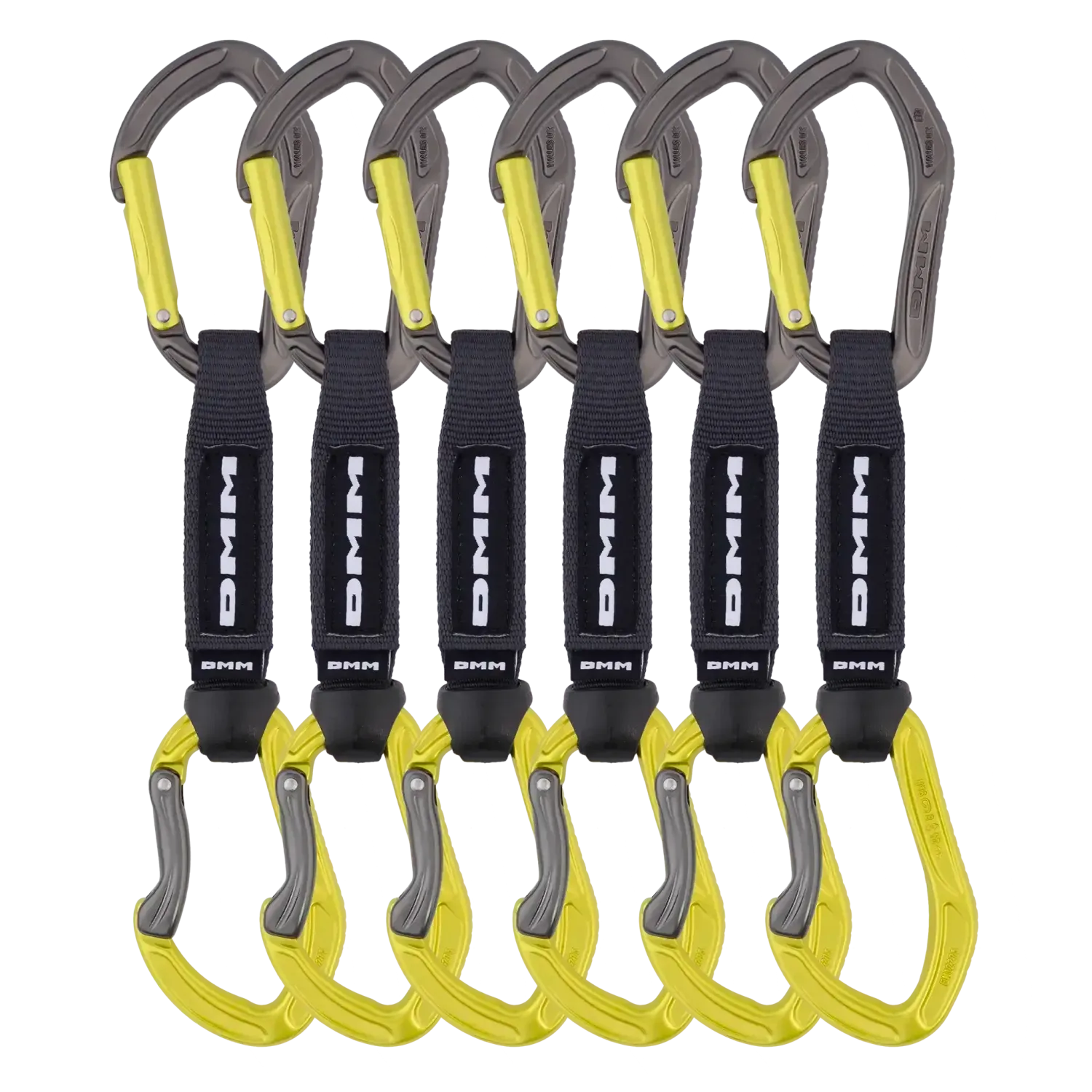 DMM Alpha Sport Quickdraw 6 Pack, Color: Lime, Size: 12cm