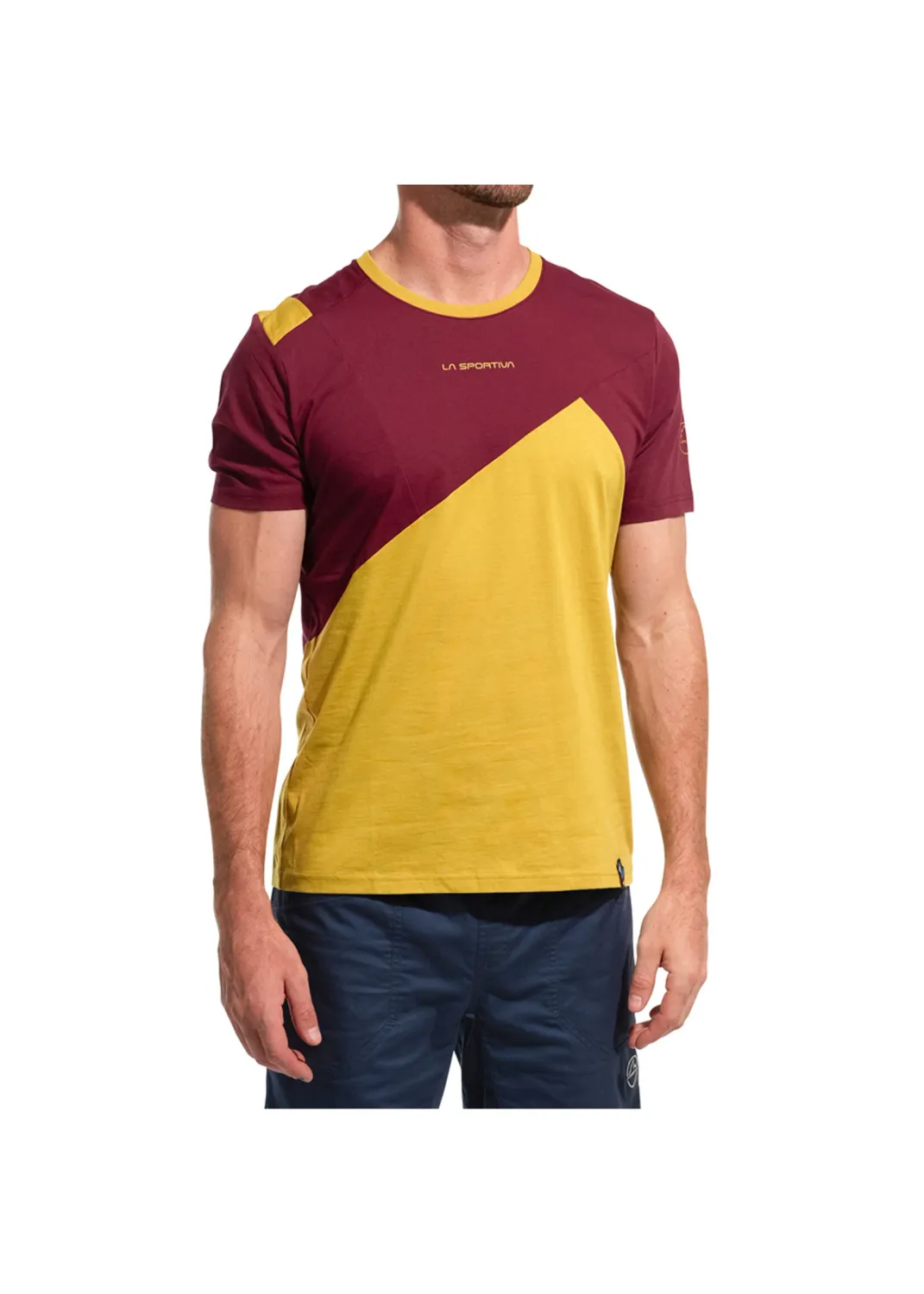 La Sportiva - Dude T-Shirt, Color: Savana/Redwood, Size: Small