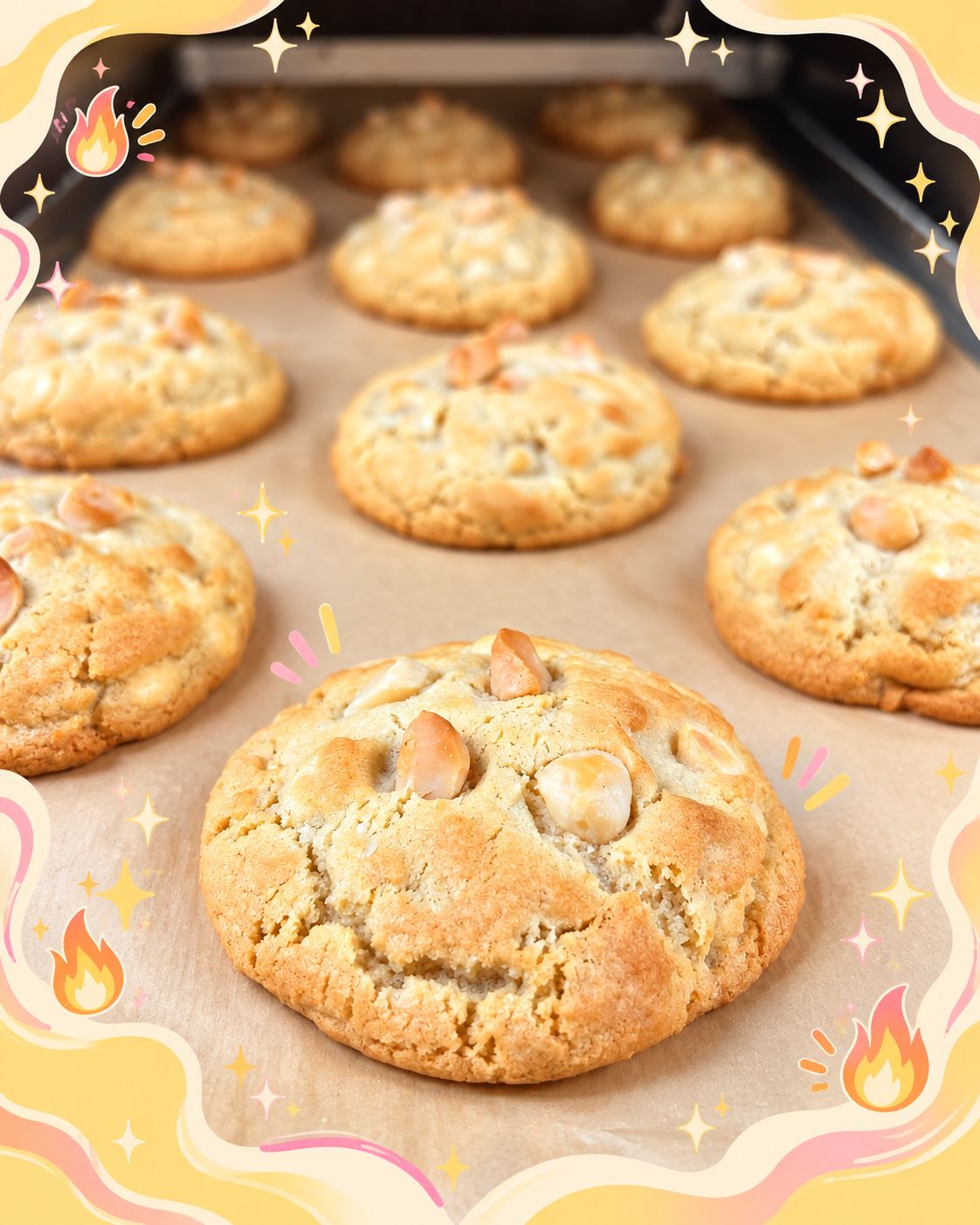 WHITE CHOCO MACADAMIA COOKIE
