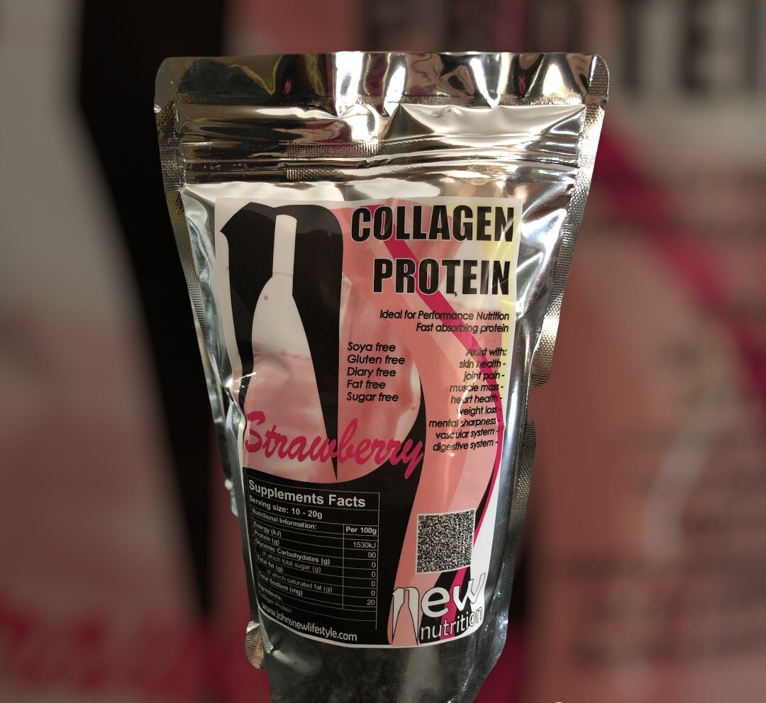 Collagen Peptide Protein Powder - Strawberry