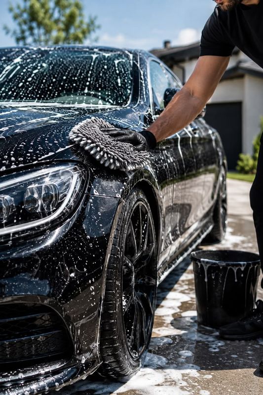 Outside car wash