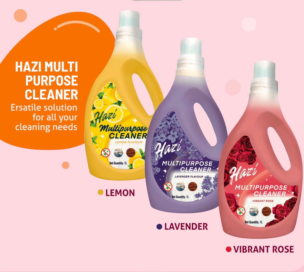 Hazi Multi Purpose Cleaner  (1 liter)