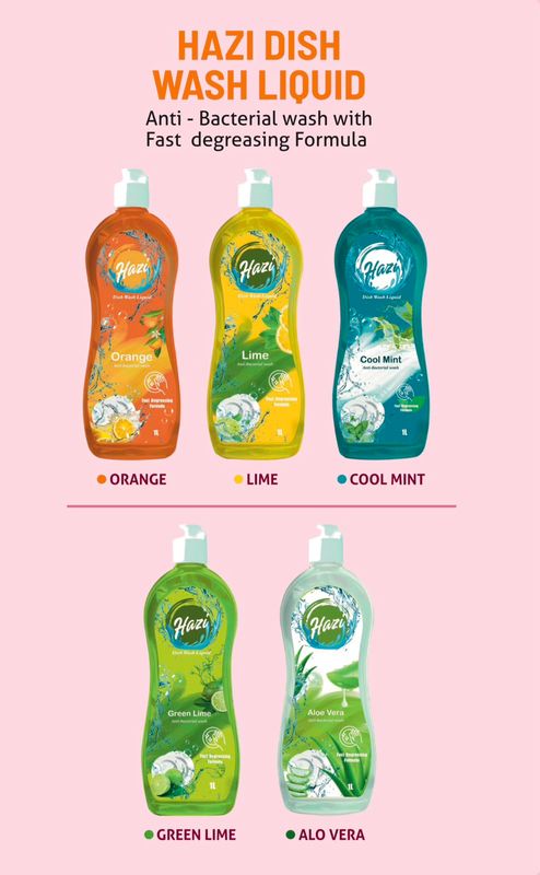 Hazi Drops Dish Wash Liquid (500ml+500ml combo)