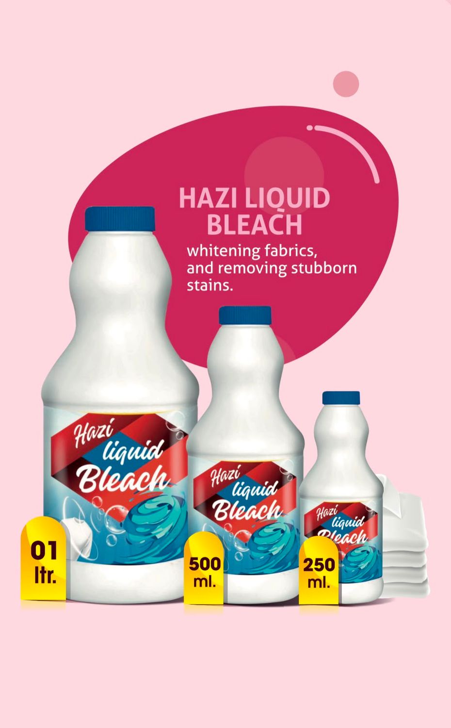 Hazi Liquid Bleach (1000 ml)
