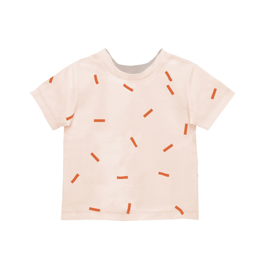 Happyclothes Camiseta para niños con tiras - Regular, Roja y Violeta, Algodón