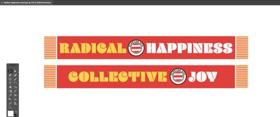 Radical Happiness, Collective Joy scarf