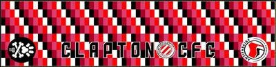 Clapton CFC scarf - home colours