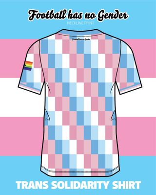 Clapton CFC trans solidarity goalkeeper shirt