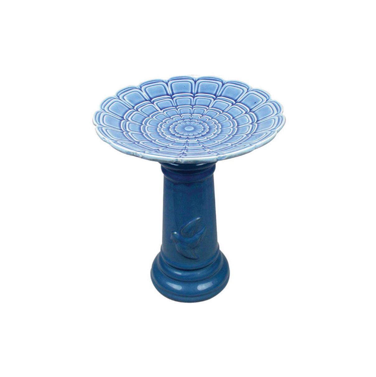 18" Aster Birdbath