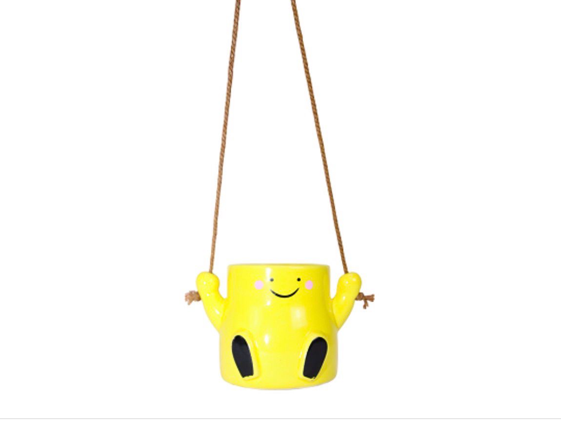 2” Happy Face Ceramic