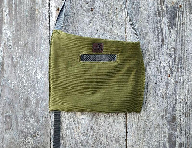 Proper Army-Crossbody snake bag