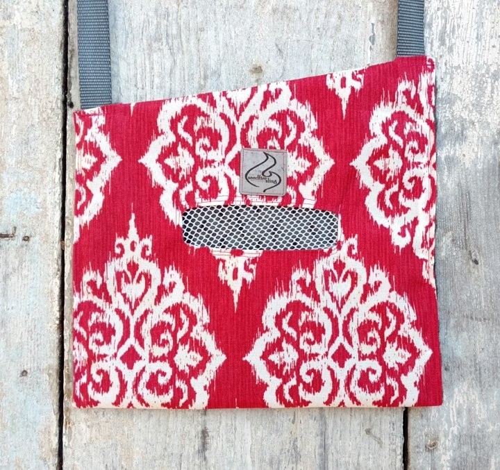Renaissance Red-Crossbody snake bag