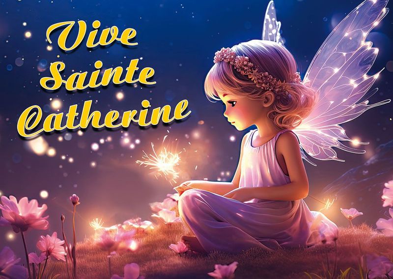 SAINTE CATHERINE PETITE FÉE DE LUMIÈRE