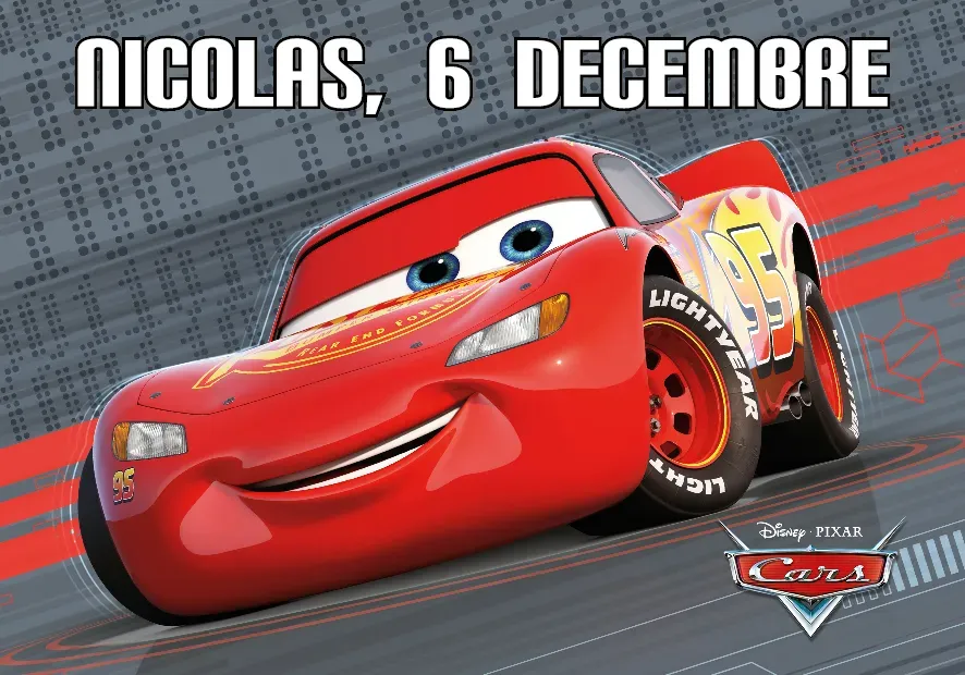 SAINT NICOLAS DISNEY CARS SAINT NICOLAS DISNEY CARS