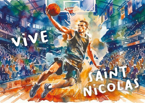 SAINT NICOLAS CHAMPION DE BASKET
