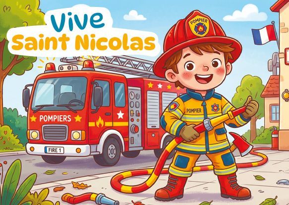 SAINT NICOLAS JEUNE SAPEUR POMPIER SAINT NICOLAS JEUNE SAPEUR POMPIER