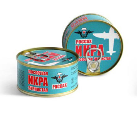 Икра лососевая зернистая ТМ «Россах»120гр