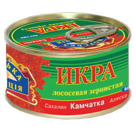 Икра лососевая зернистая ТМ «Морская коллекция» 130гр, (Камчатка)
