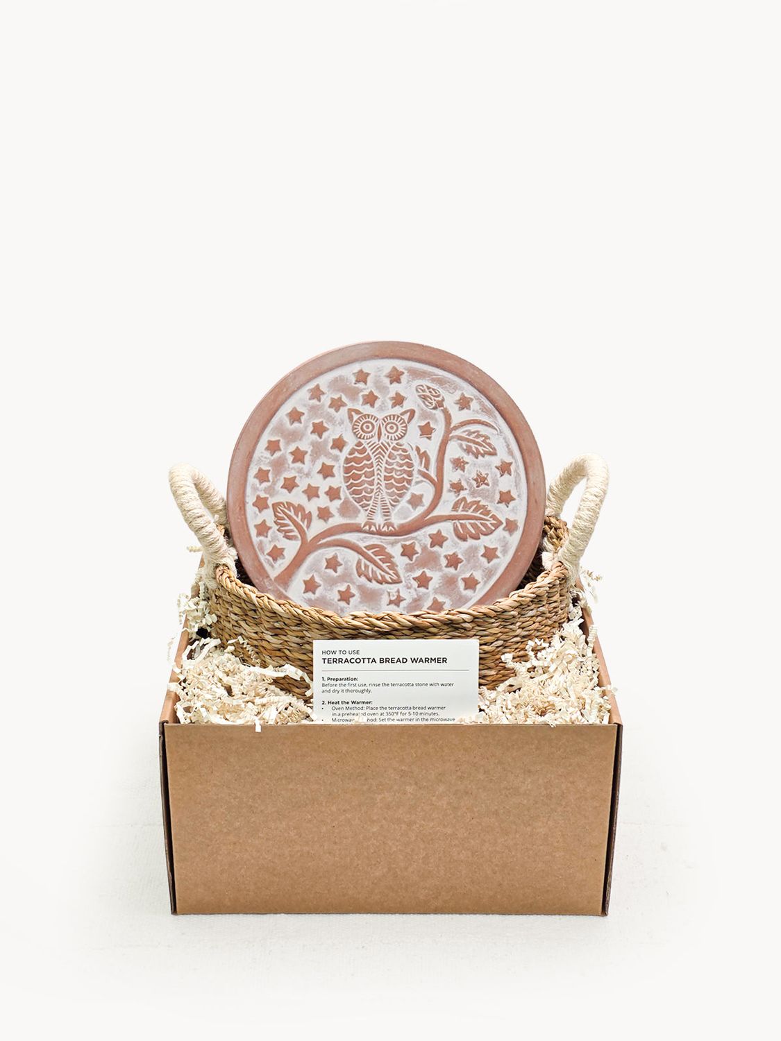 Bread Warmer & Basket - Owl Round