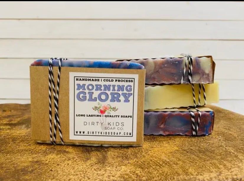 Morning Glory Bar Soap / Cold Process / Moisturizing