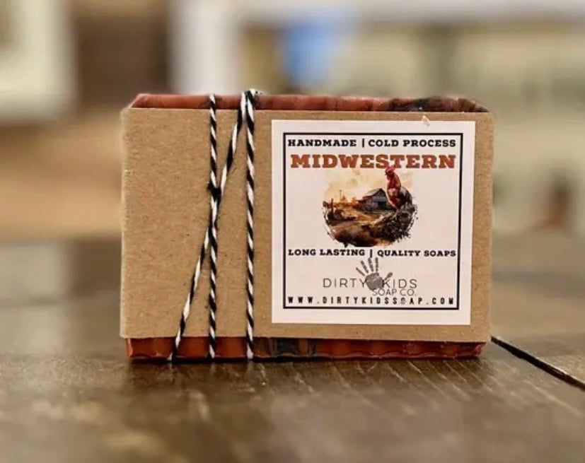 Midwestern Bar Soap / Cold Process / Moisturizing