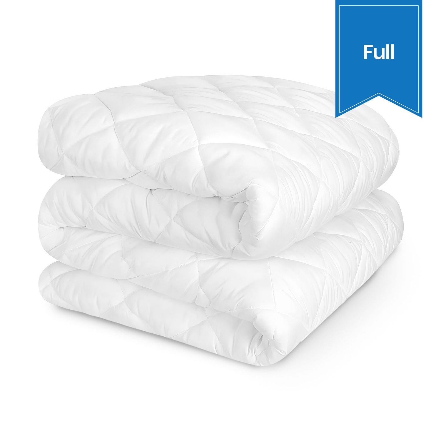 Standard Fitted Mattress Pad - Full - 54 x 80 x 15 - Case of 12