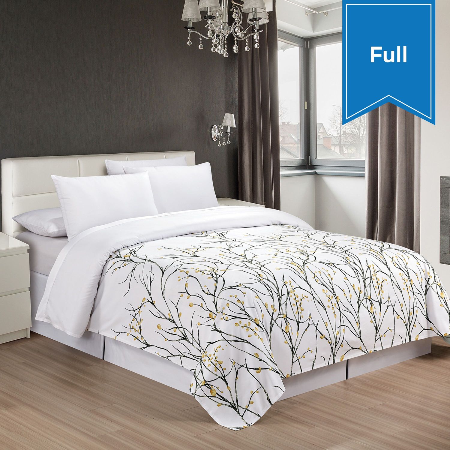 Contemporary Top Sheet - Midsummer Blooms - Full - 84 x 96 - Case of 12