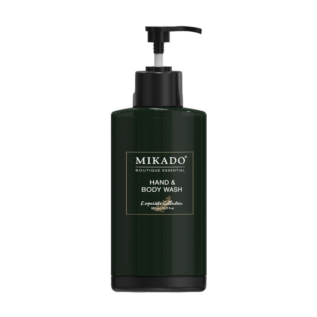 Pump Dispenser Pro - Dark Green - Ready-to-Use Hand &amp; Body Wash - 360 ml - Case of 20