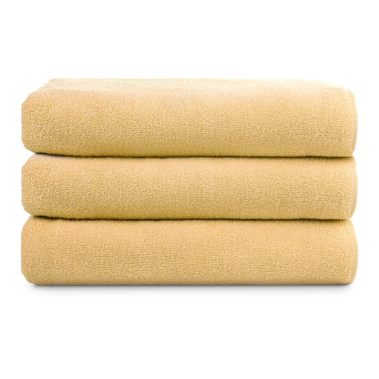Solid Color Pool Towel - Luxury - Yellow - 36 x 68 - Case of 24