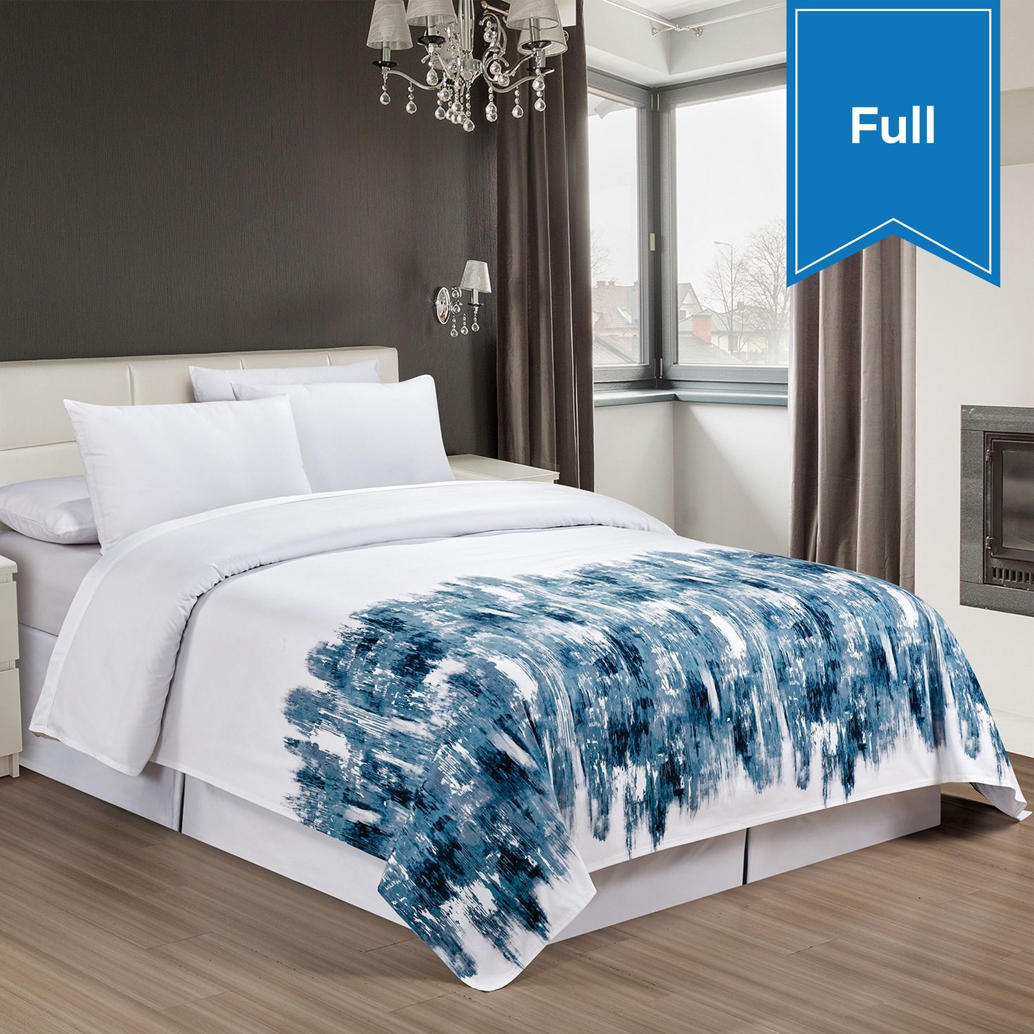 Contemporary Top Sheet - Urban Abstract - Full - 84 x 96 - Case of 12