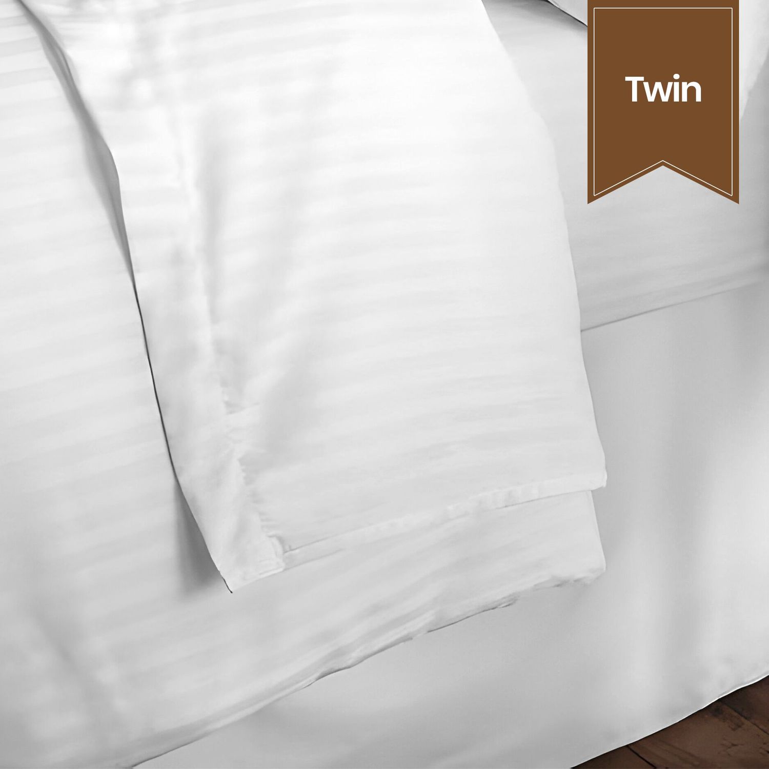 Tone-on-Tone Stripe T-250 Duvet Cover - Twin - 70 x 93 - Case of 12