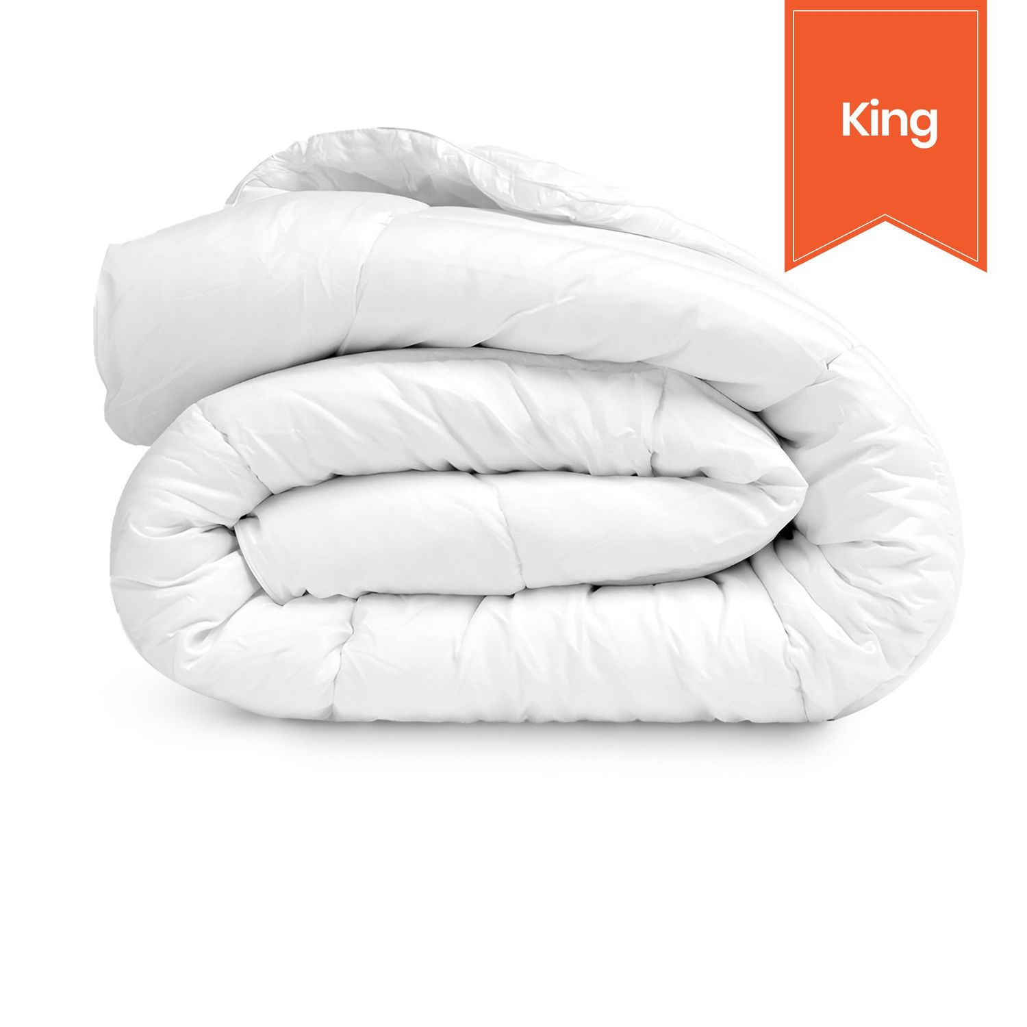 ICON 300 Solid White Duvet Cover - King - 110 x 99 - Case of 12