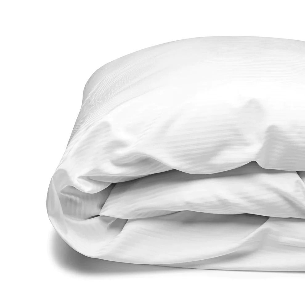 Belem White Striped Duvet Cover - Full - 86 x 93 - Case of 8