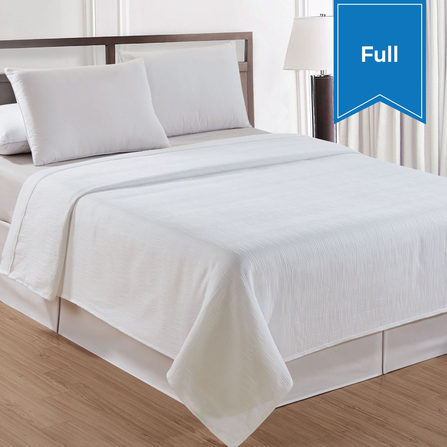 Top Sheet - Ripple-Puffed Fabric - Full - 84 x 96 - Case of 12
