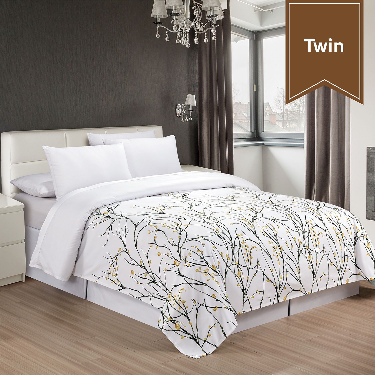 Contemporary Top Sheet - Midsummer Blooms - Twin - 68 x 96 - Case of 12